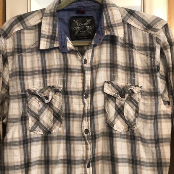 Drill size Large button up shirt - Picture 2 of 7